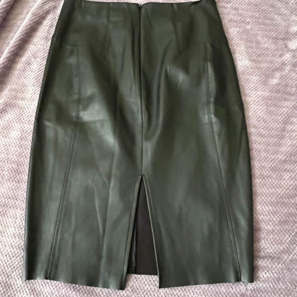 Express leather style skirt